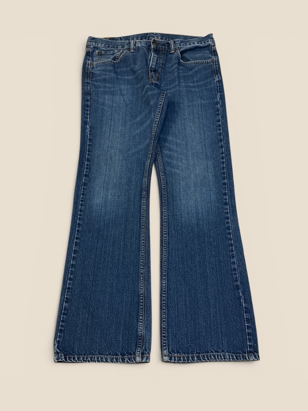 Levi's 527 Men's Medium Wash Flared Denim Jeans Size 33x32